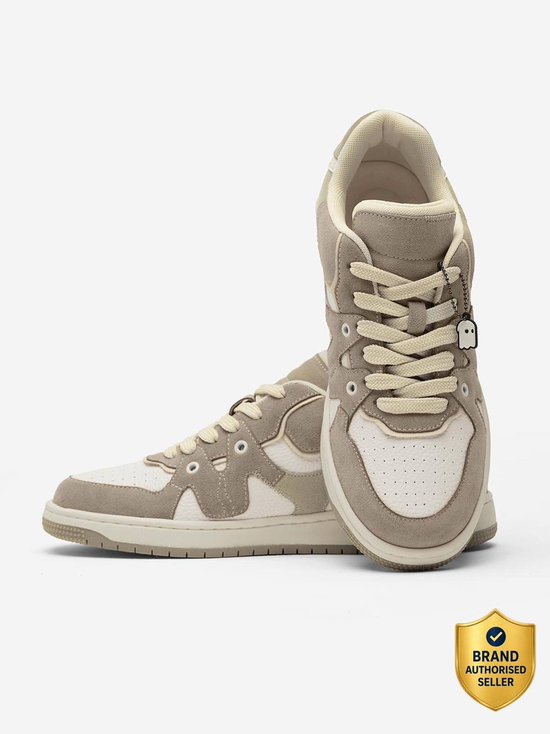 The Souled Store Urban Blaze Latte Sneakers for Men