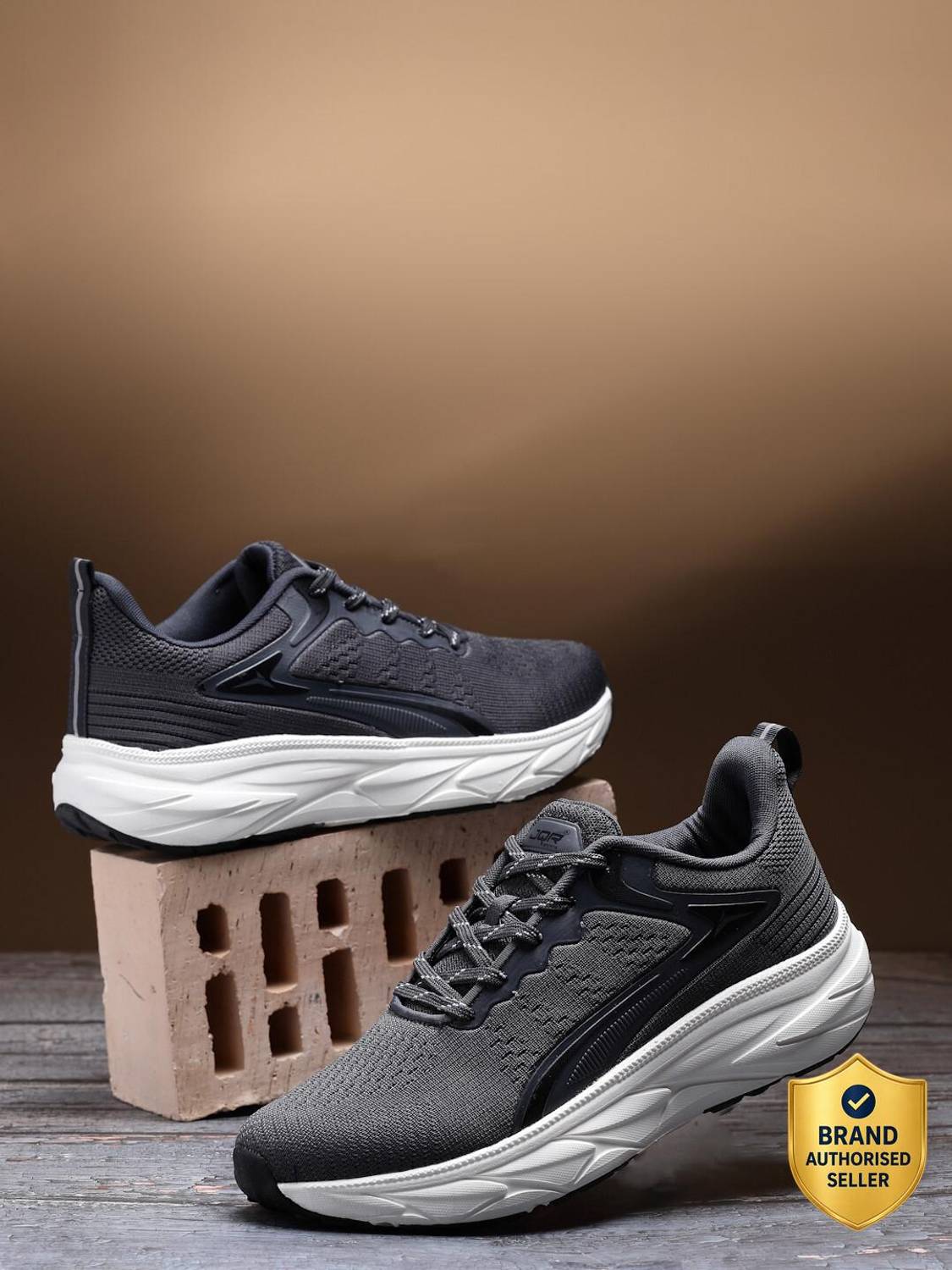 JQR ARES Running Shoes For Men (Grey , 8)