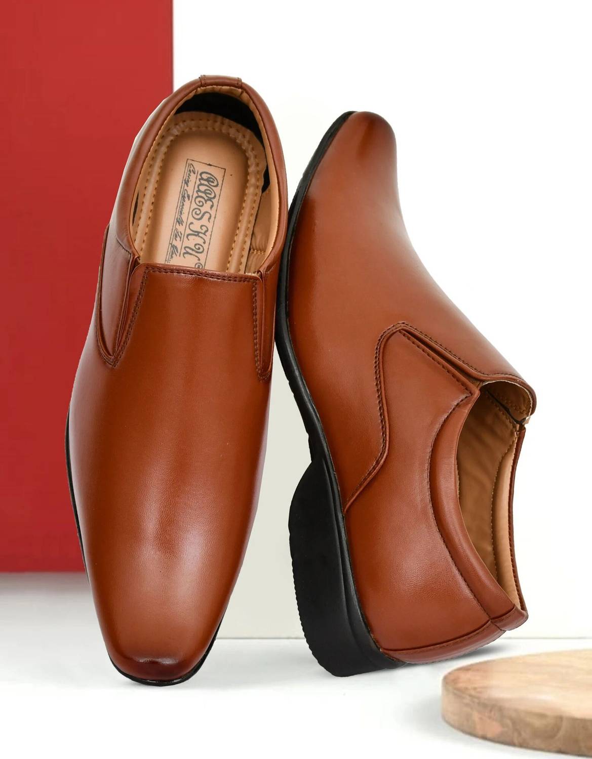 Aaeshu Trendy Lace-up Formal shoe for men 's and boys Slip On For Men