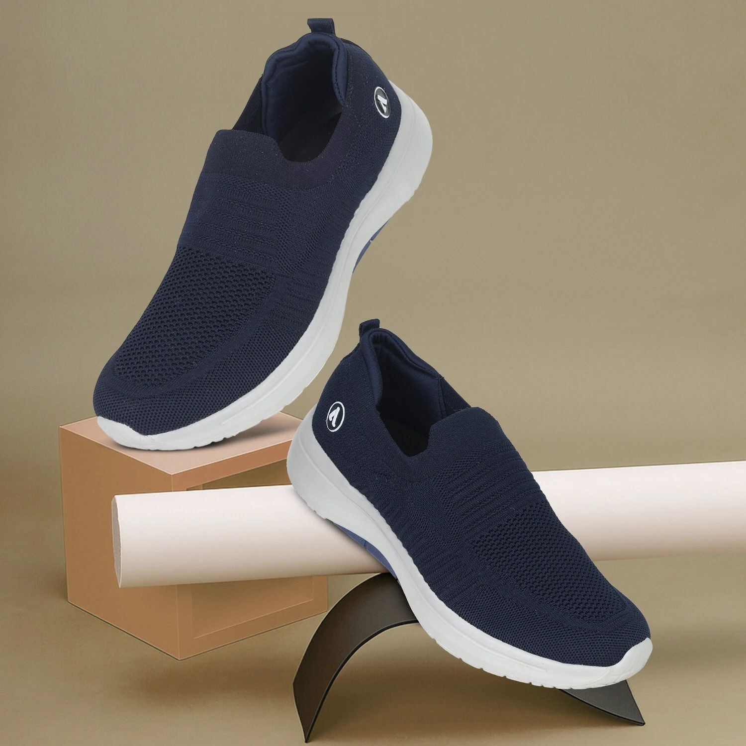 Image of Aqualite barcelona-304 casual shoes slip-on dailywear shoes with comfort insole Slip On Sneakers For Men