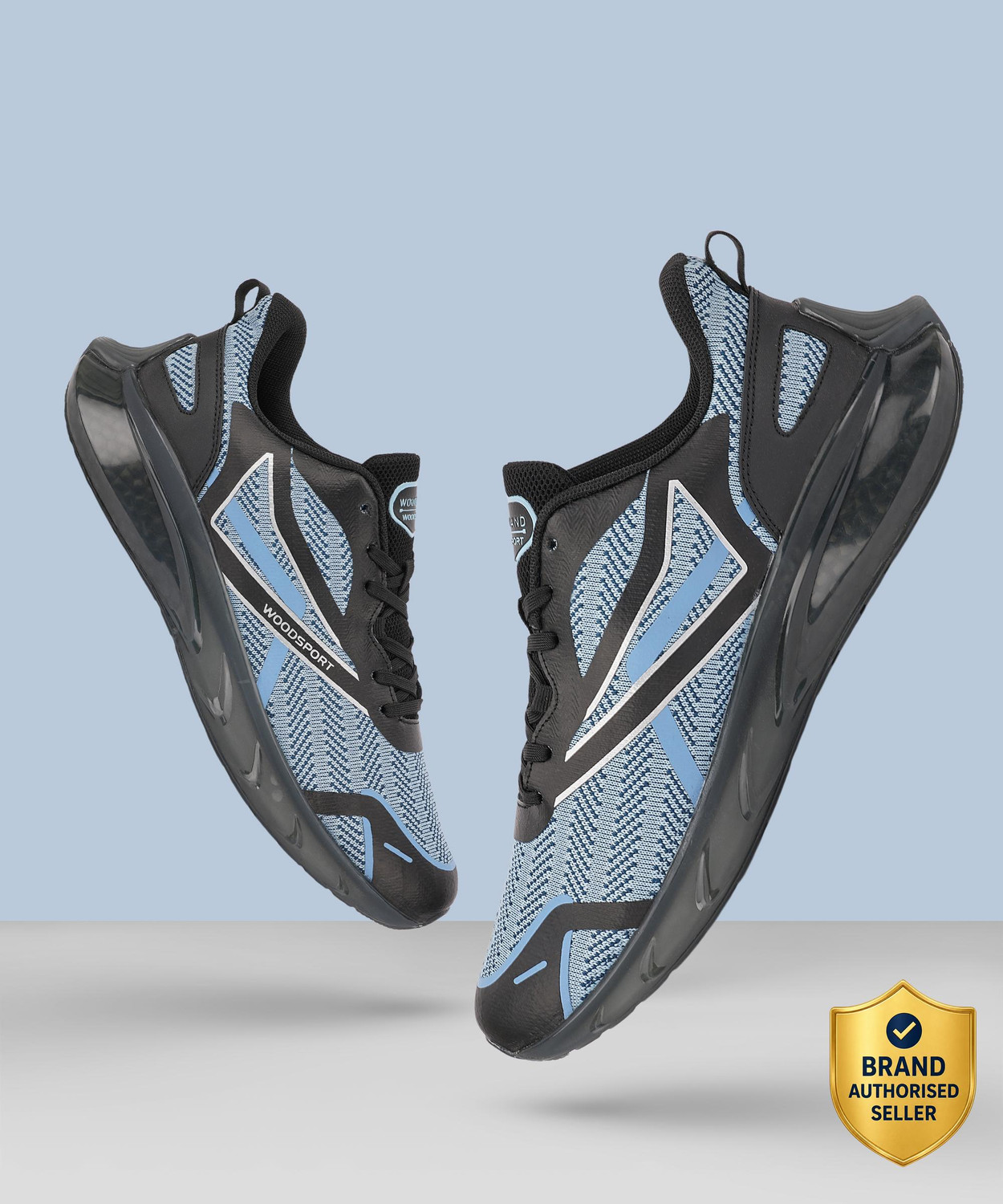 Image of WOODLAND Running Workout Lightweight Breathable Performance Running Shoes For Men