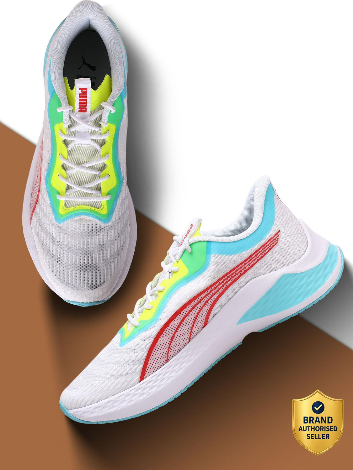 Image of PUMA KnitGrid Running Shoes For Men