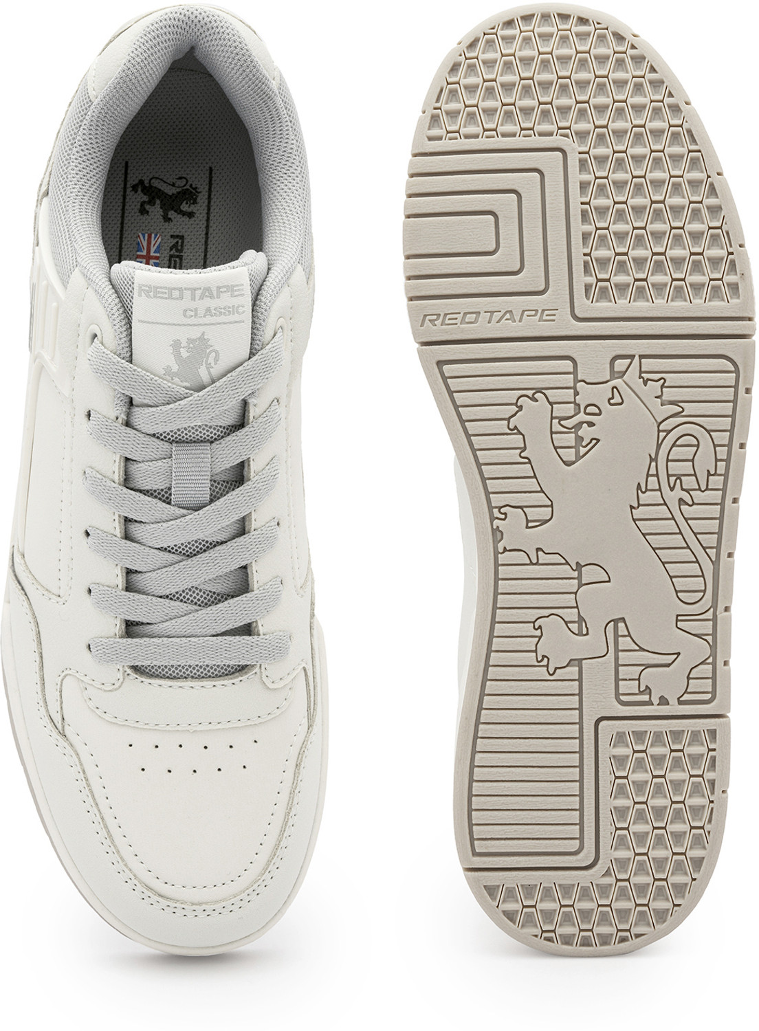 Image of RED TAPE Low Cut Sneaker for Men in White | Sneaker Sneakers For Men