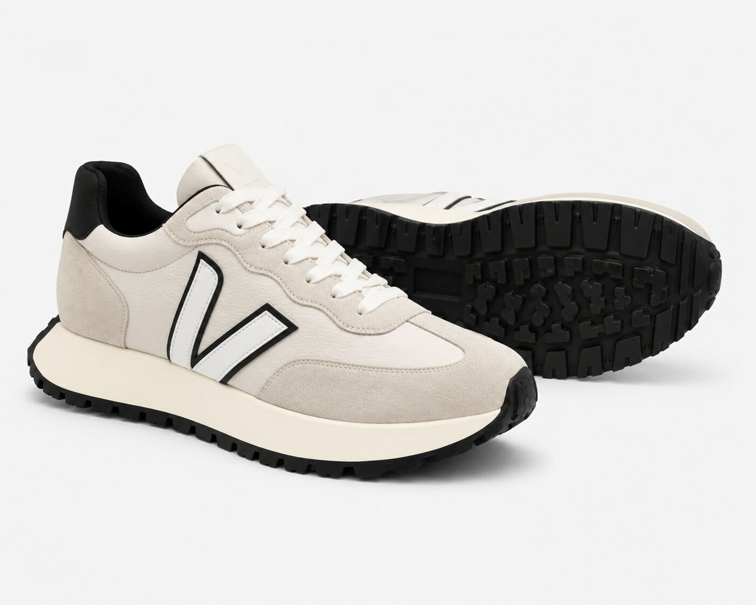 Image of ASTEROID Casual Styling with White Sneakers. Sneakers For Men