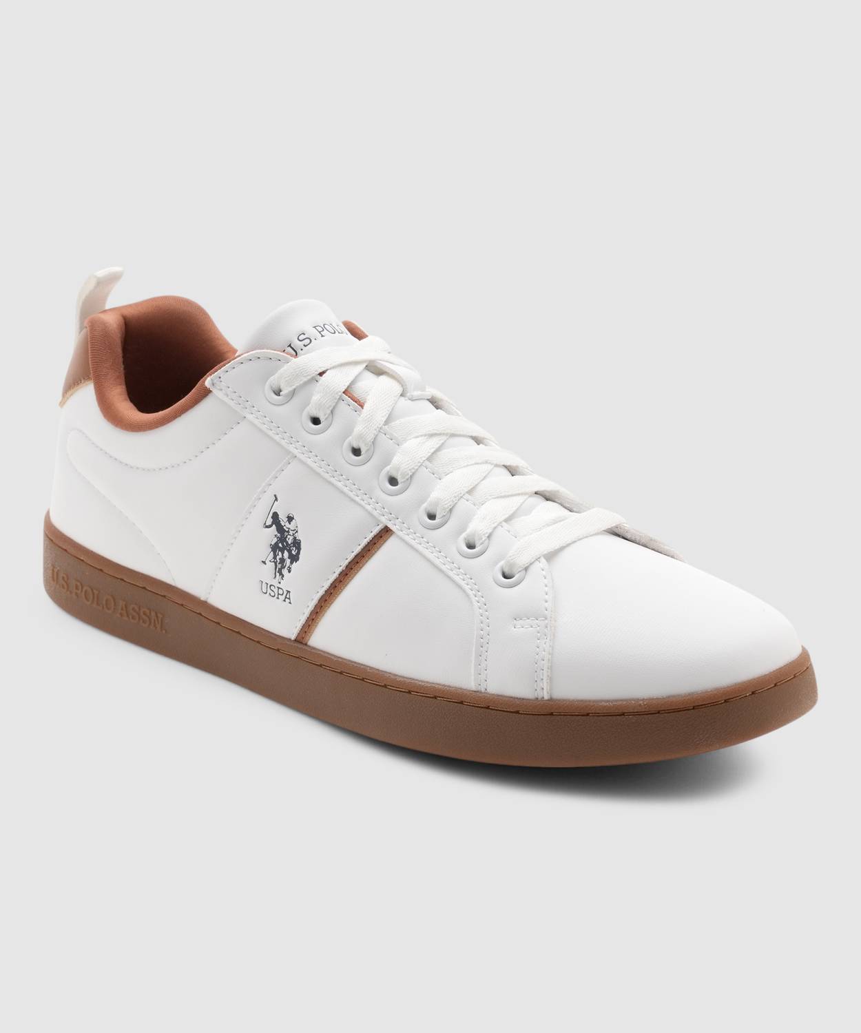 U.S. POLO ASSN. DORIM White Men's Sneakers - Image 3