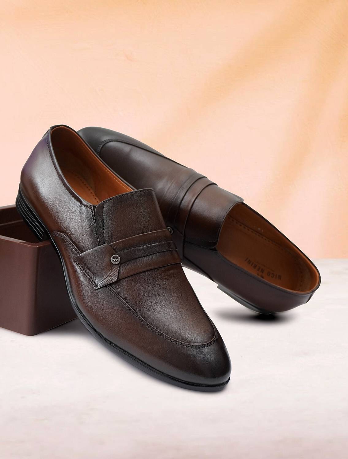 Nico Nerini Genuine leather Italian Slip-on Shoes Buy Nico Nerini Men main image 4