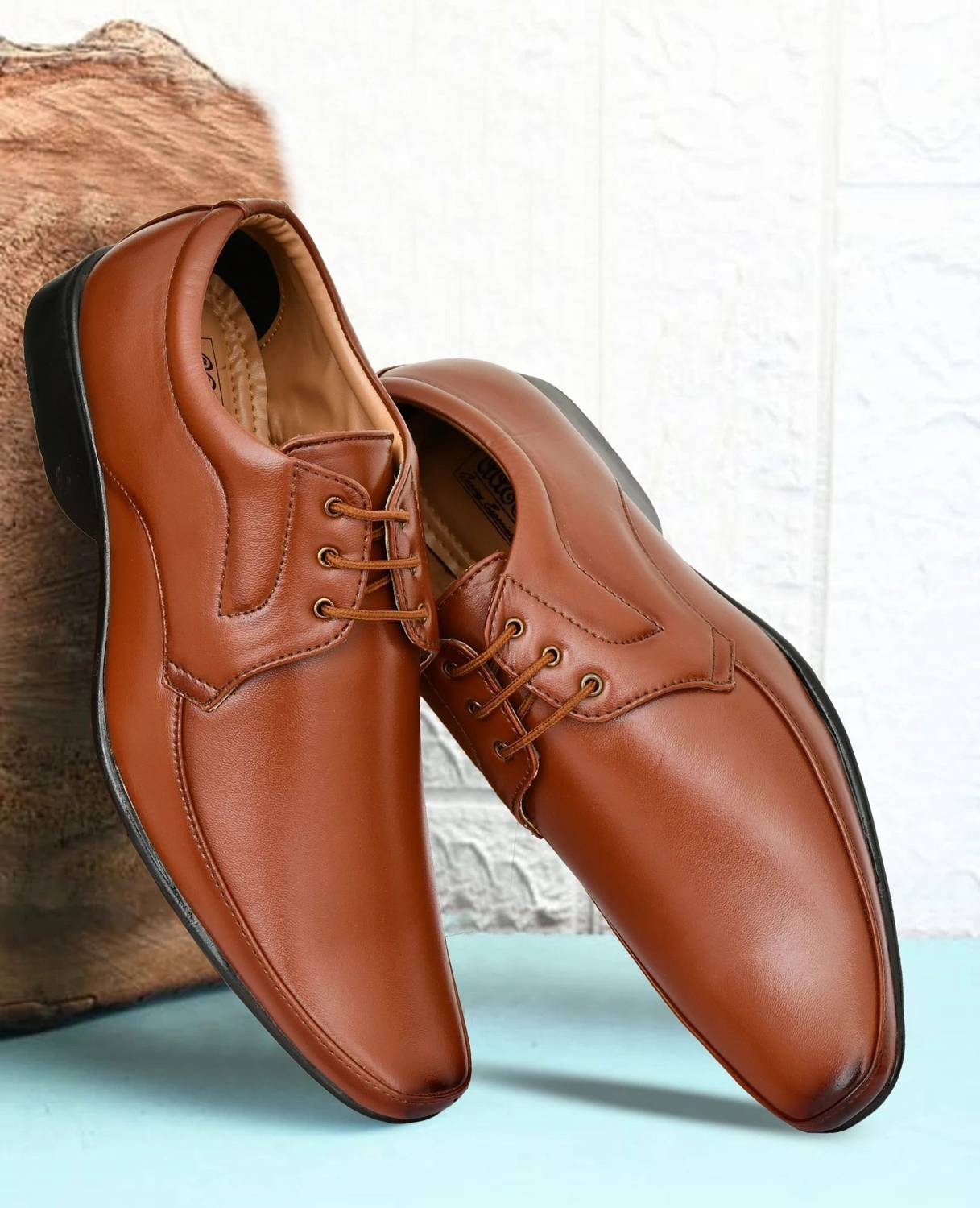 Aaeshu Men's & Boy's Stylish & Comfortable Synthetic Leather Atractive Formal Shoe Derby For Men