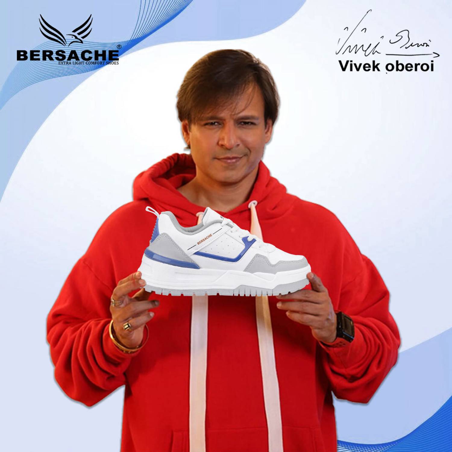 BERSACHE Casual Sneaker Blue - Image 2