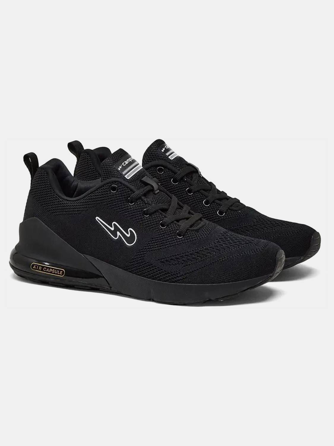CAMPUS DRAGON Men's Black Running Shoes - Image 4