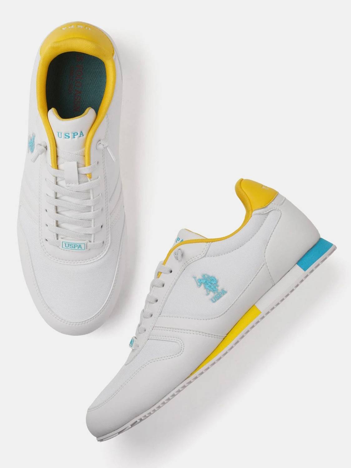 U.S. POLO ASSN. CLEMT 3.0 White Sneakers For Men - Image 2