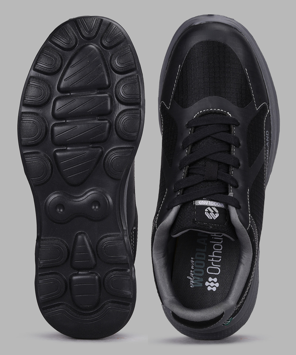 Image of WOODLAND Running Workout Lightweight Breathable Performance Walking Shoes For Men