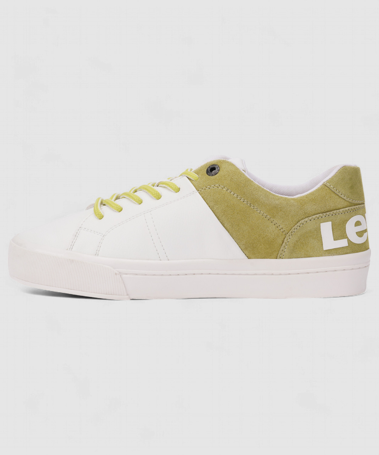 Image of LEVI'S Men's White Color Block Sneakers Sneakers For Men