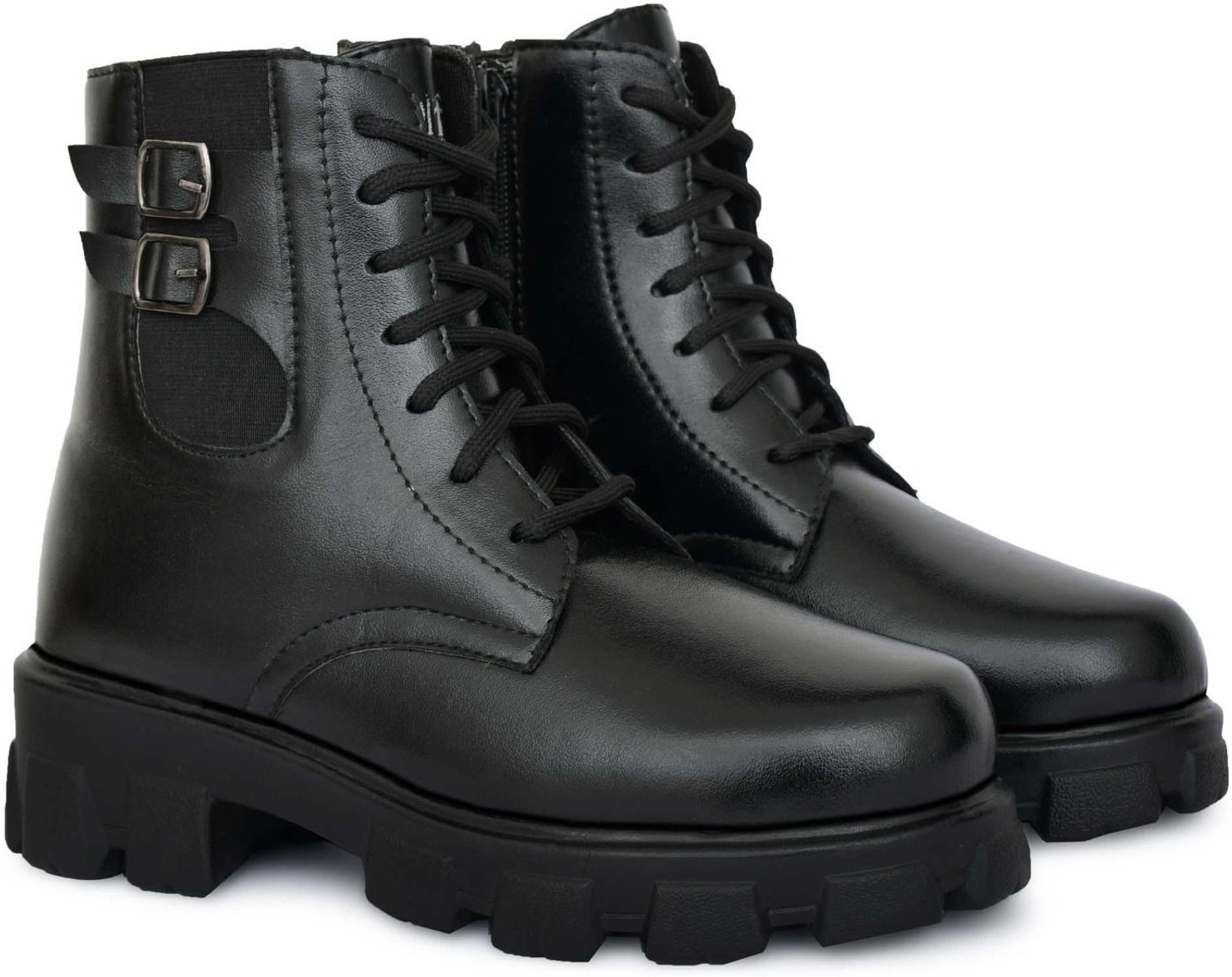 Image of MOVE-EDGE Synthetic Women's Heel Boots Trendy, Lightweight & Comfortable Fit Boots For Women