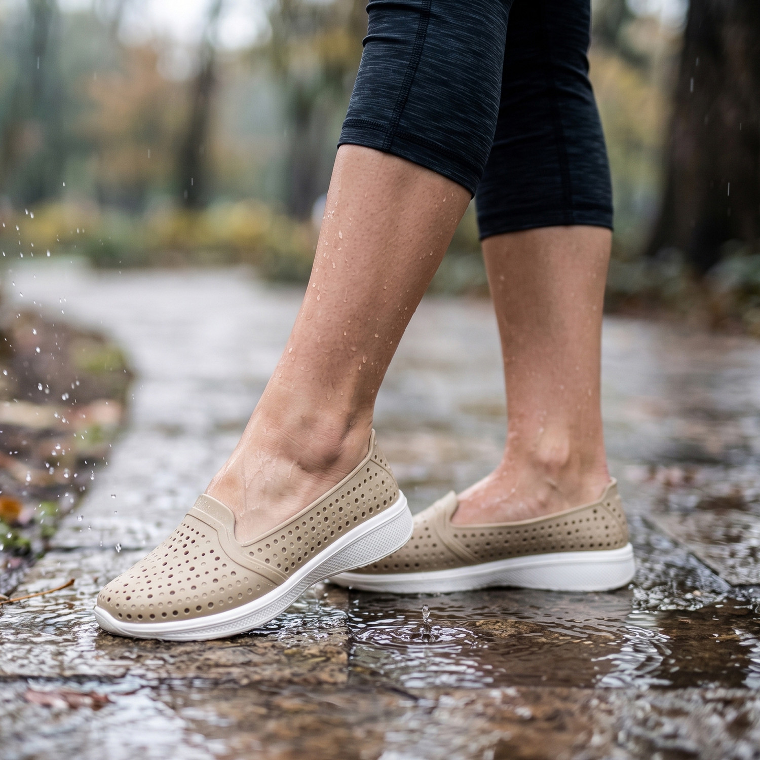 Image of AJANTA Ajanta Women Waterproof Belly Shoes | Ladies Rainy Wear Casual Slip On Women Bellies