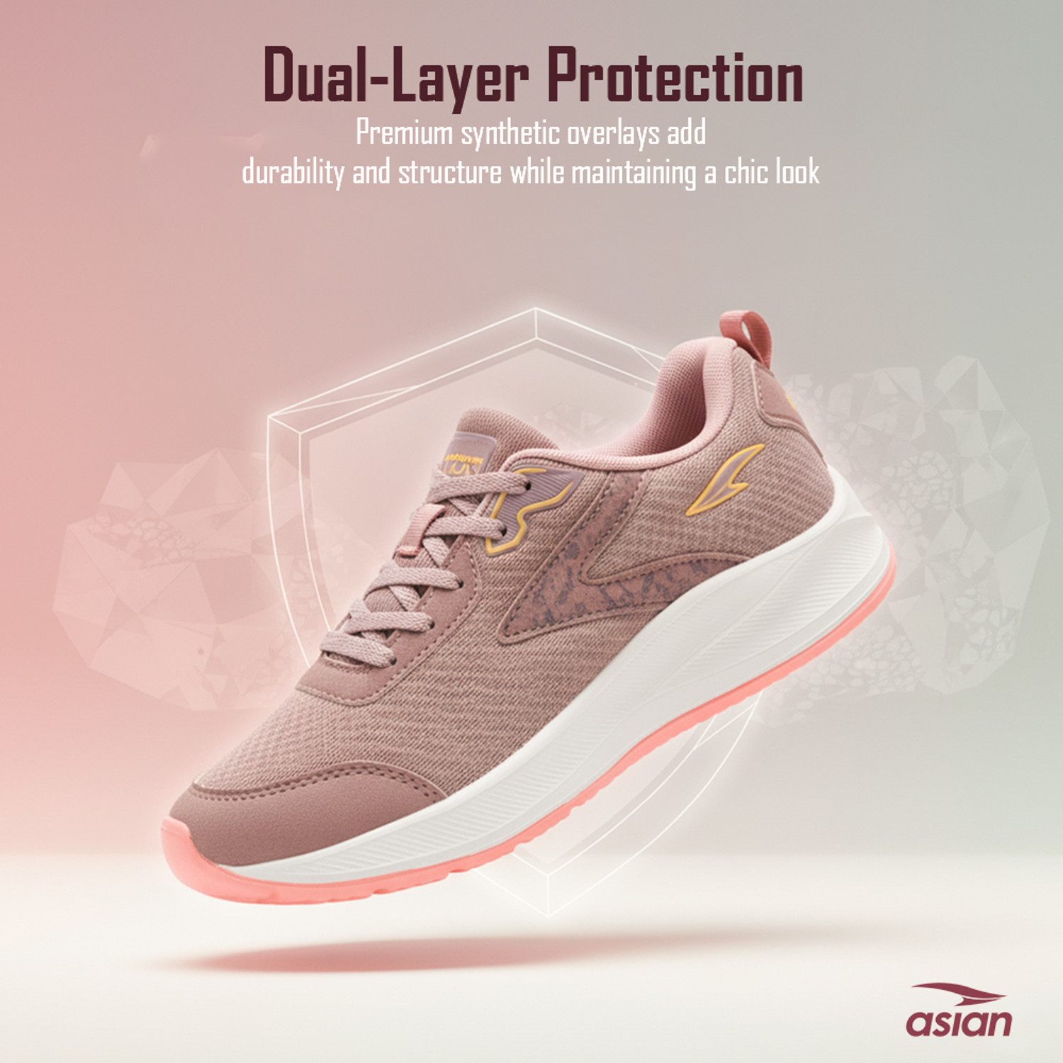 Image of asian Mercury-21 Women's Sneakers | Comfortable Shoes for Running & Daily Wear Running Shoes For Women