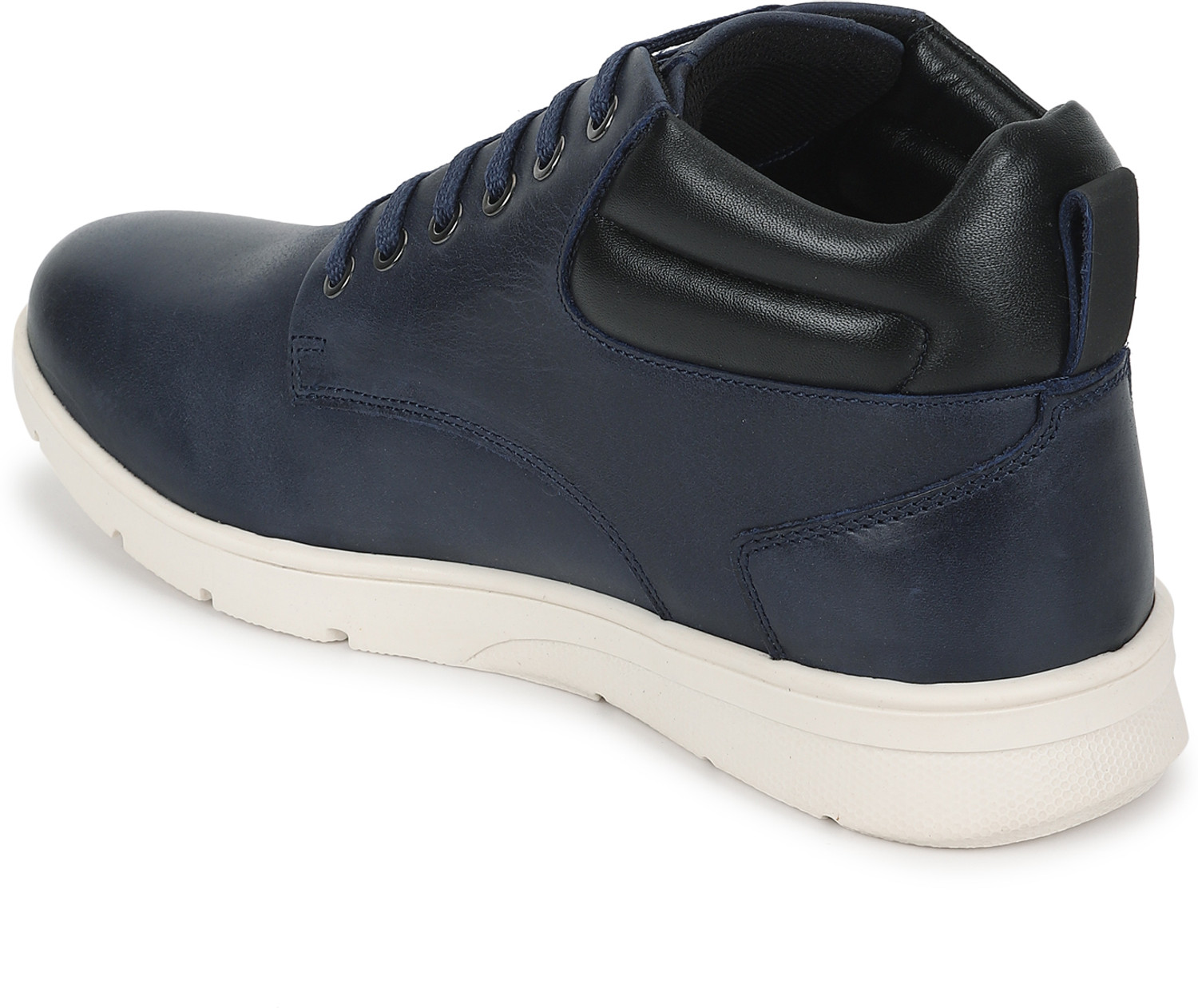 Image of ROYAL ENFIELD CLASIC LEATHER MIDANKLE DARK BLUE Casuals For Men