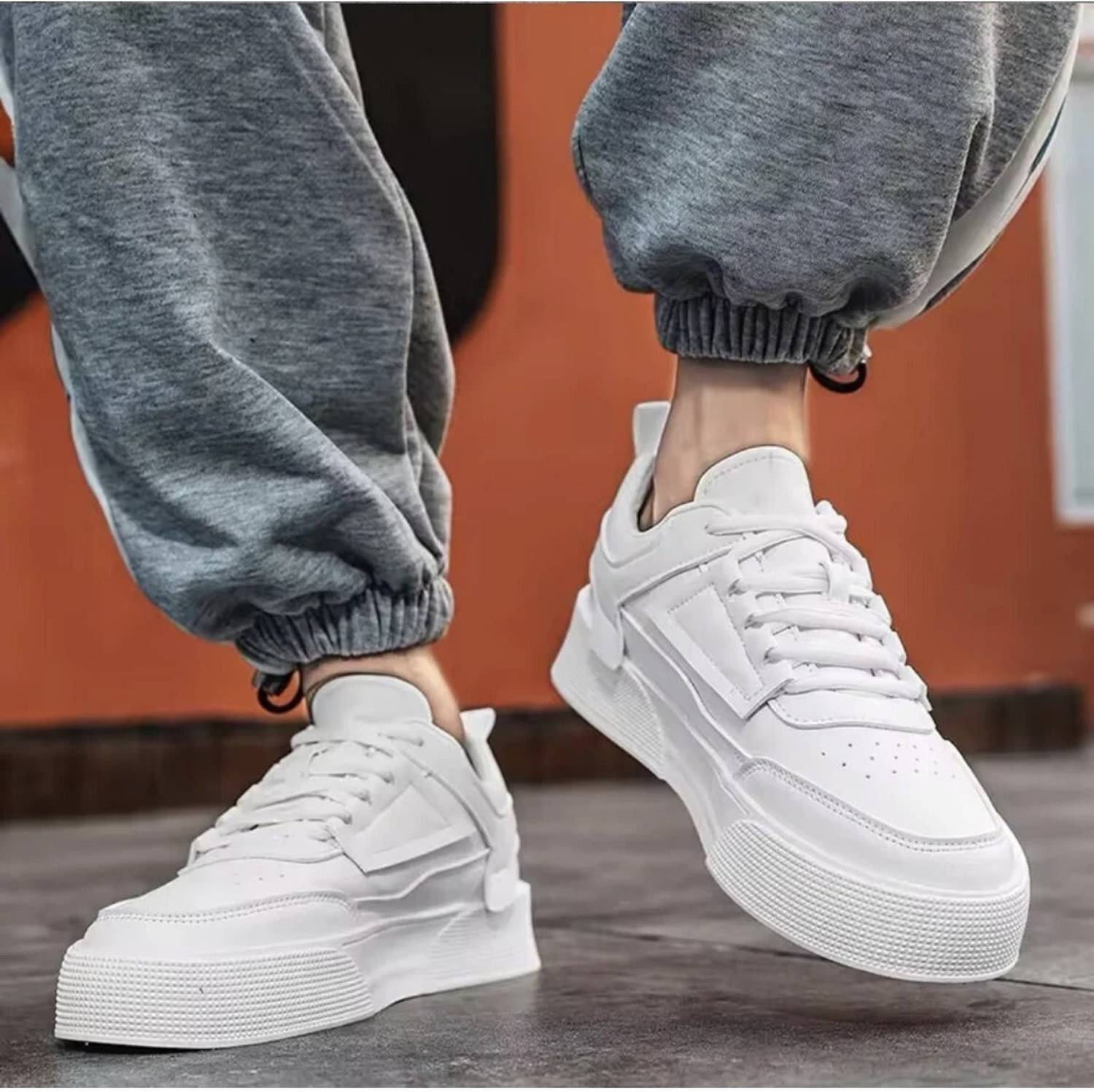 RODDICK SHOES Men White Sneakers - Image 2