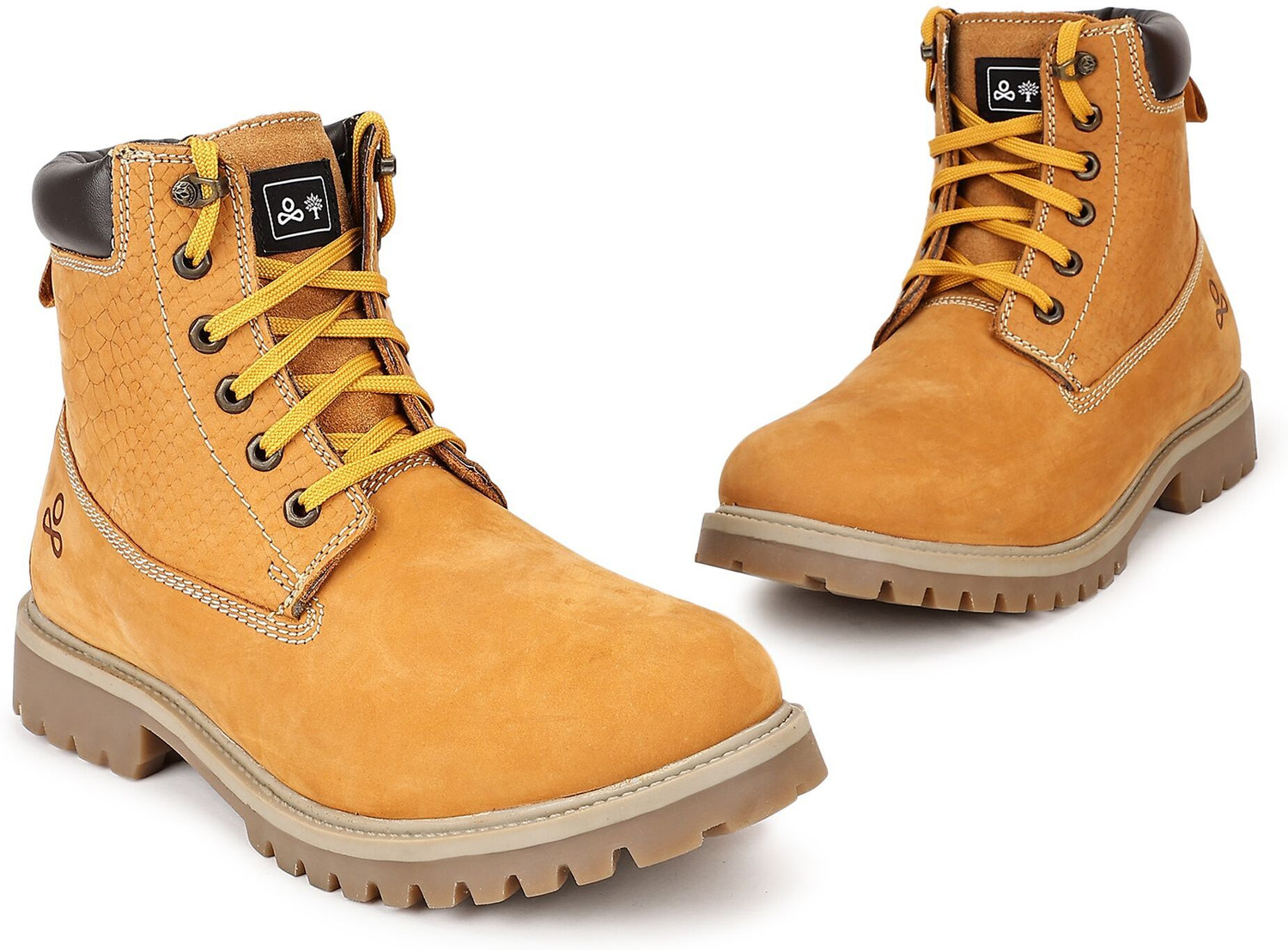 Image of WOODLAND Casuals For Men (Yellow, 9)