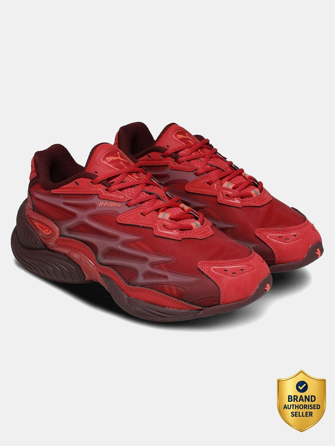 Image of PUMA Inverse Parallel Rio Red Sneakers For Men