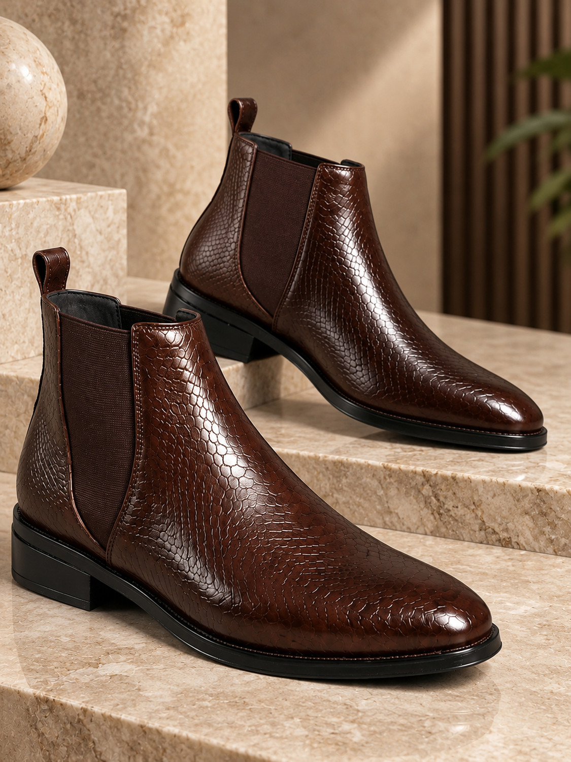 Image of KILLER Chelsea Boot Boots For Men (Brown, 8)