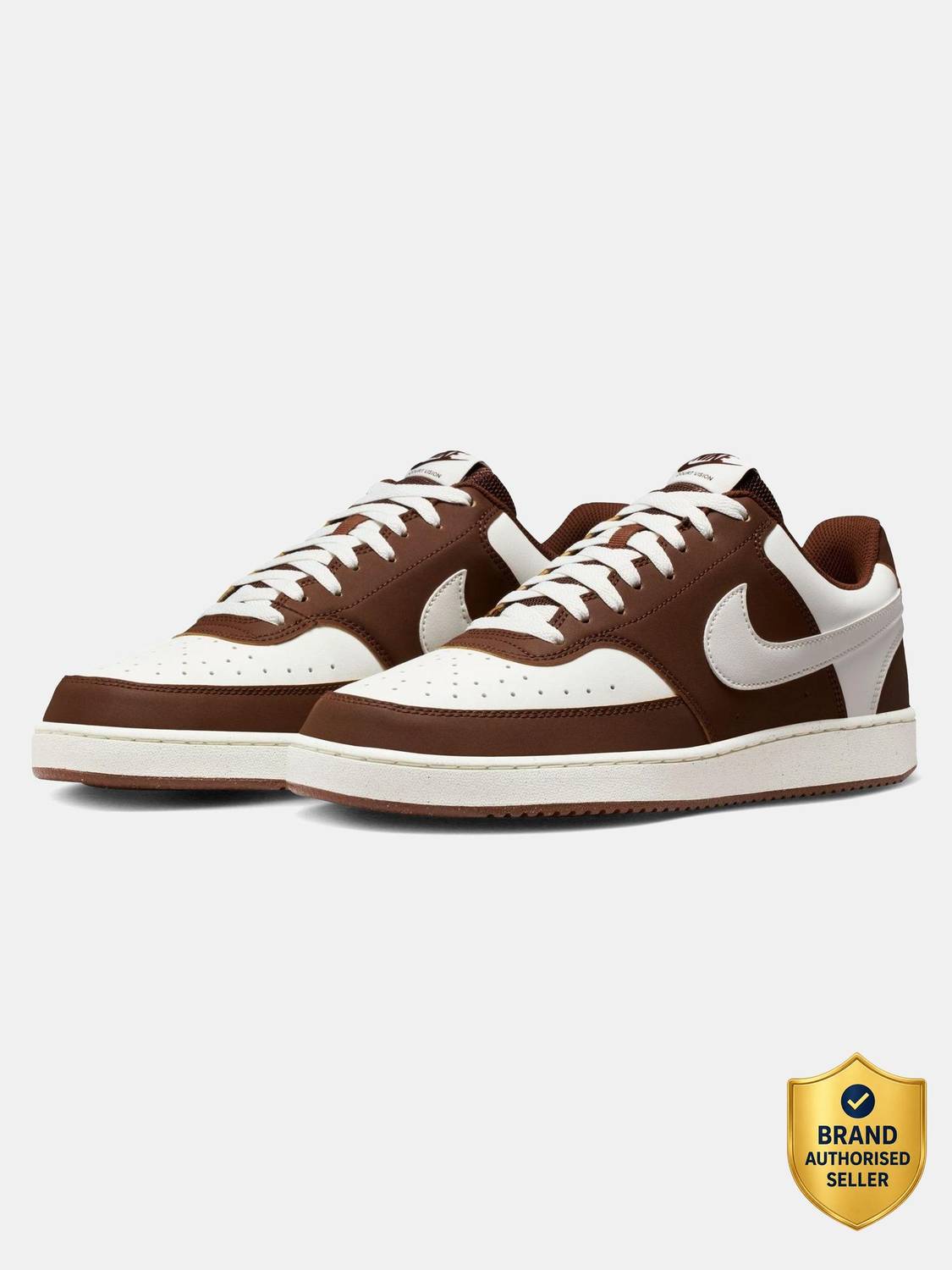 NIKE Court Vision Low Sneakers (White)