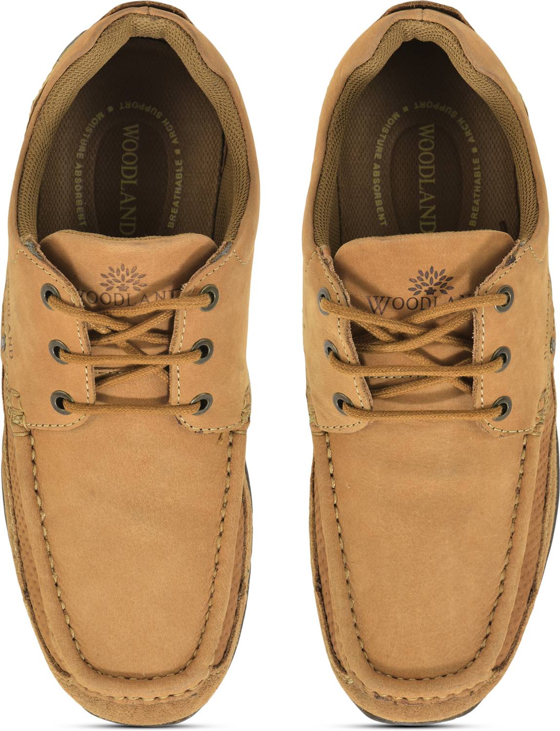 WOODLAND Men's Lace Up Casual Shoes - Image 5