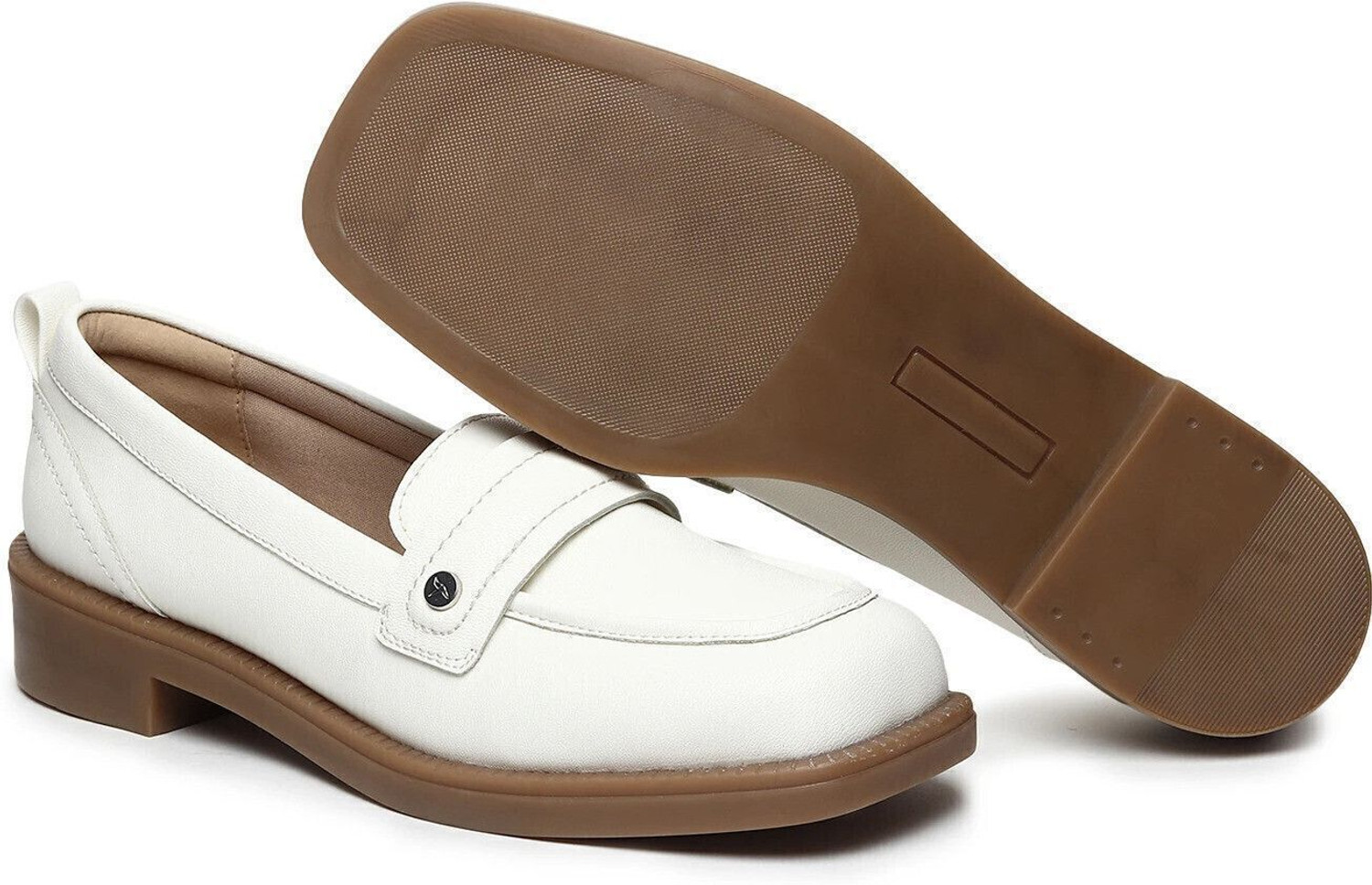 Image of yoho Stella 002|TPR Sole | Comfy & Stylish Block Heel Moccasins |Casual & Formal Mocassin For Women