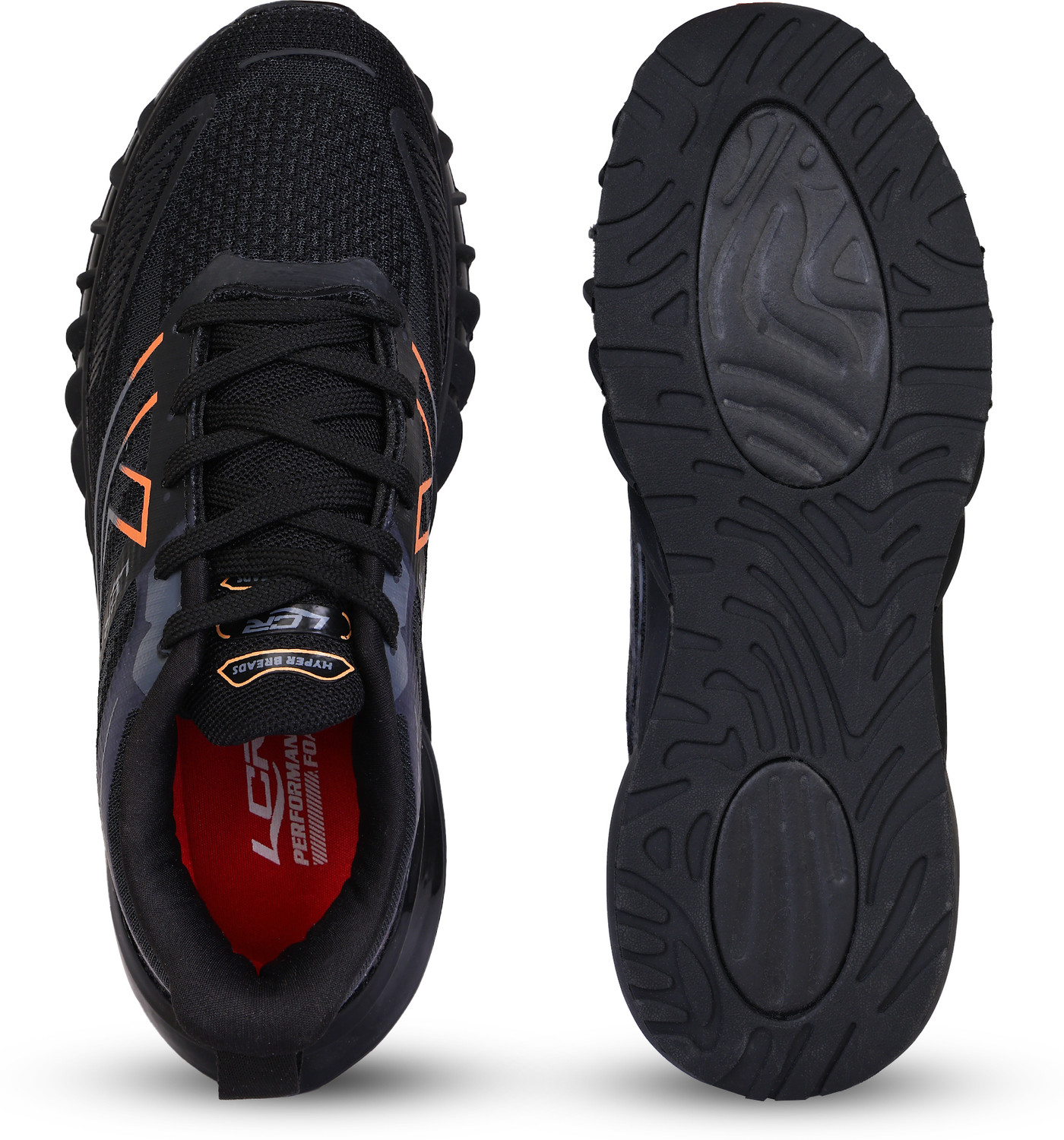 Image of LANCER DIAMOND-3 Running Shoes For Men (Black, 6)