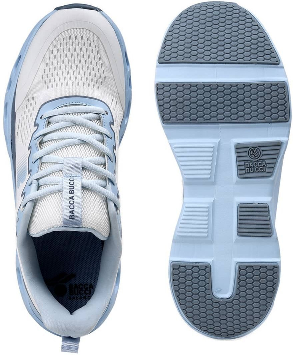 Image of bacca bucci BALANCE Ultra-Light Jacquard Sneakers For Men