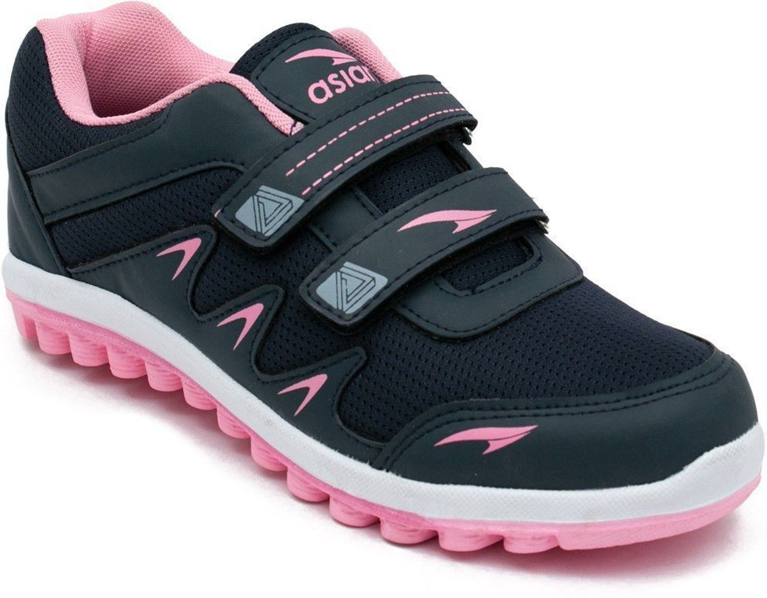 Image of asian Fashion-02 Navy Pink Walking Shoes,Gym Shoes,Casual Shoes,Training Shoes,Sports Shoes, Walking Shoes For Women
