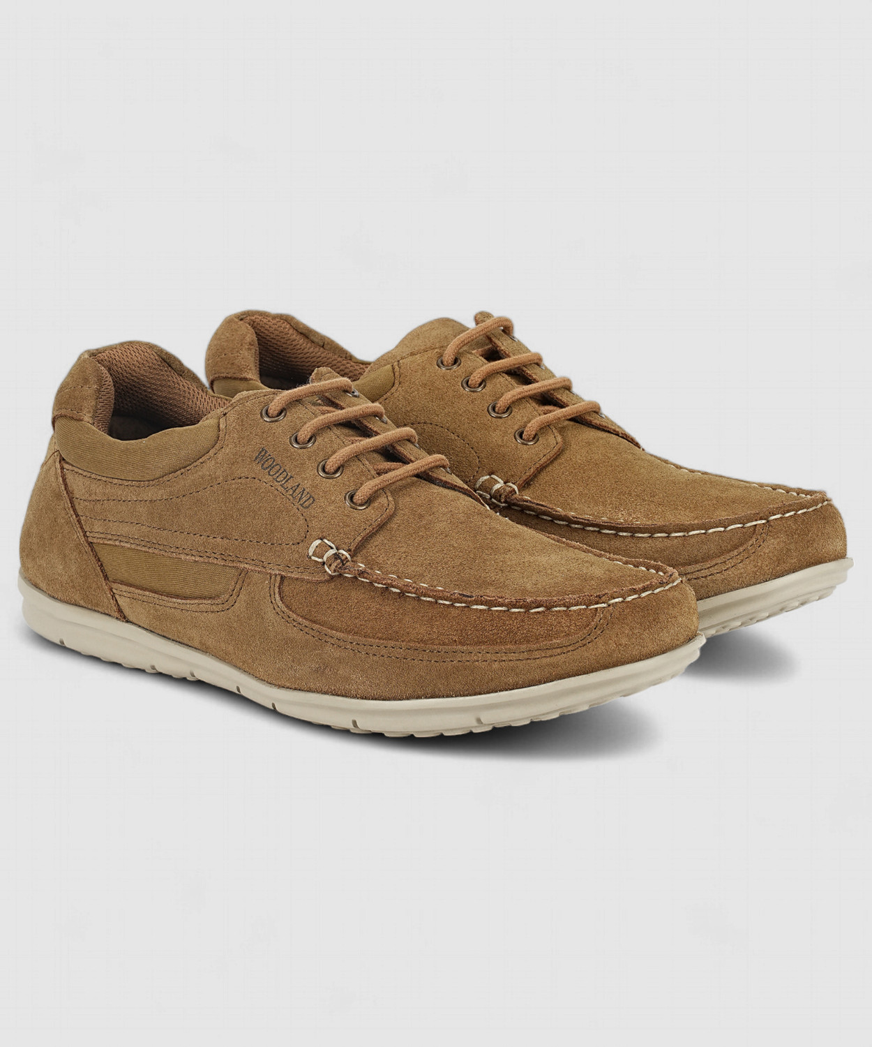 Image of WOODLAND Lace Up Lightweight Breathable Comfortable Daily Use Casuals For Men