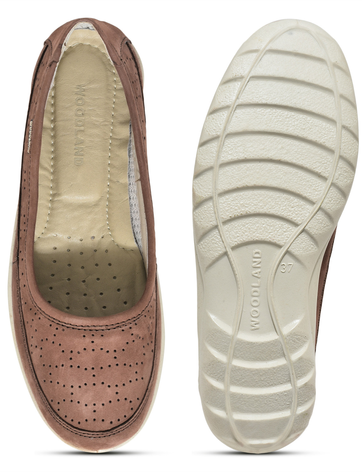 Image of WOODLAND Ballerina Comfortable Office Wear Lightweight Women Bellies