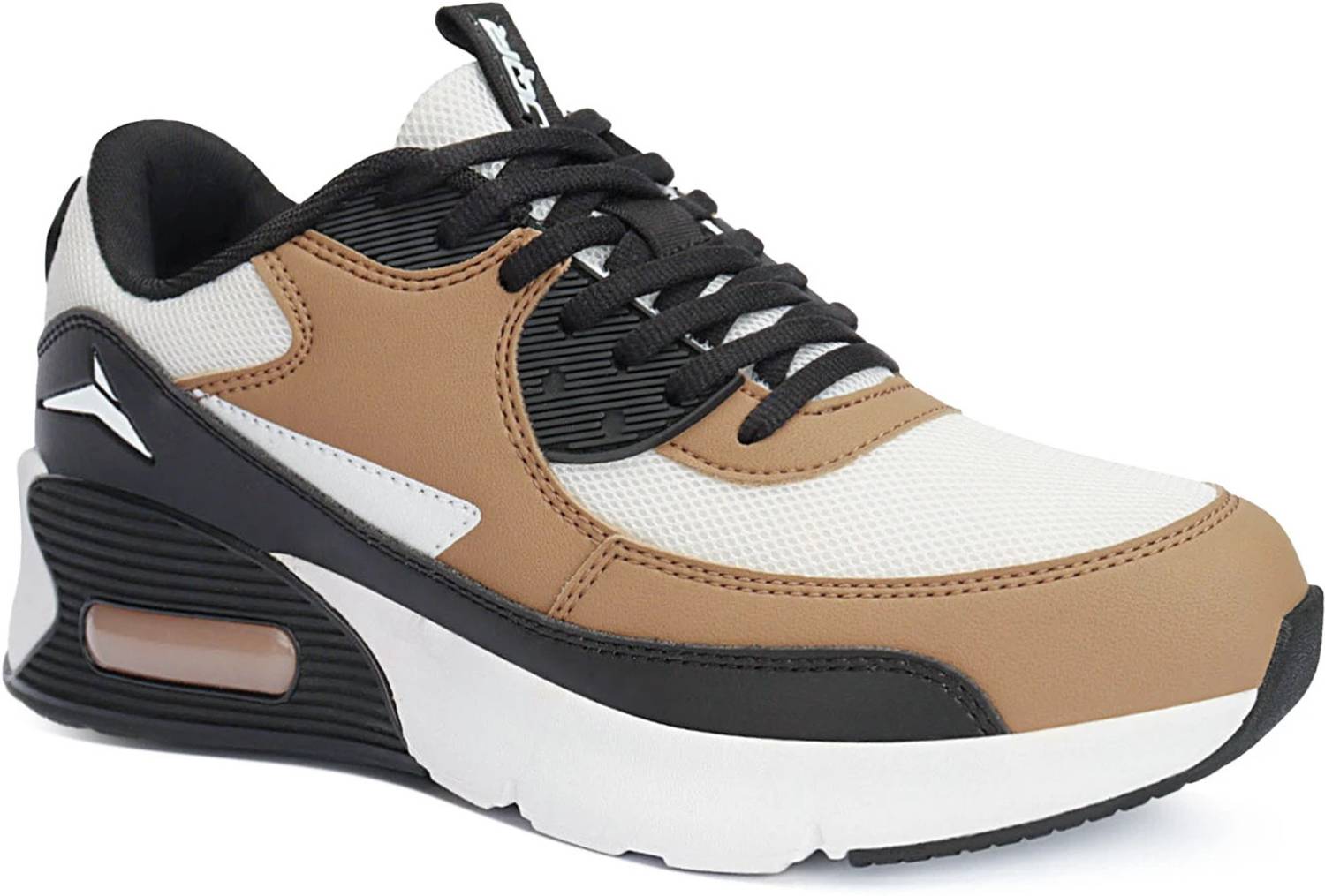 JQR RUMBA Men's White Sneakers - Image 2