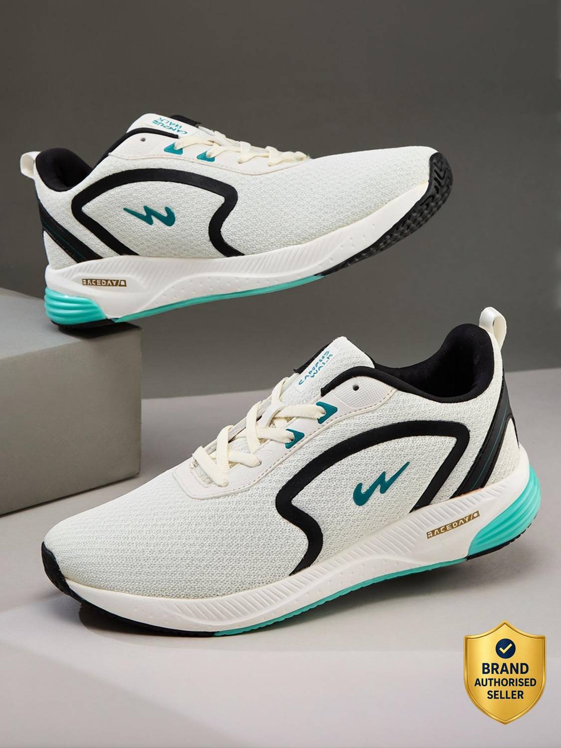 CAMPUS CAMP KARL Running Shoes For Men White - Image 1