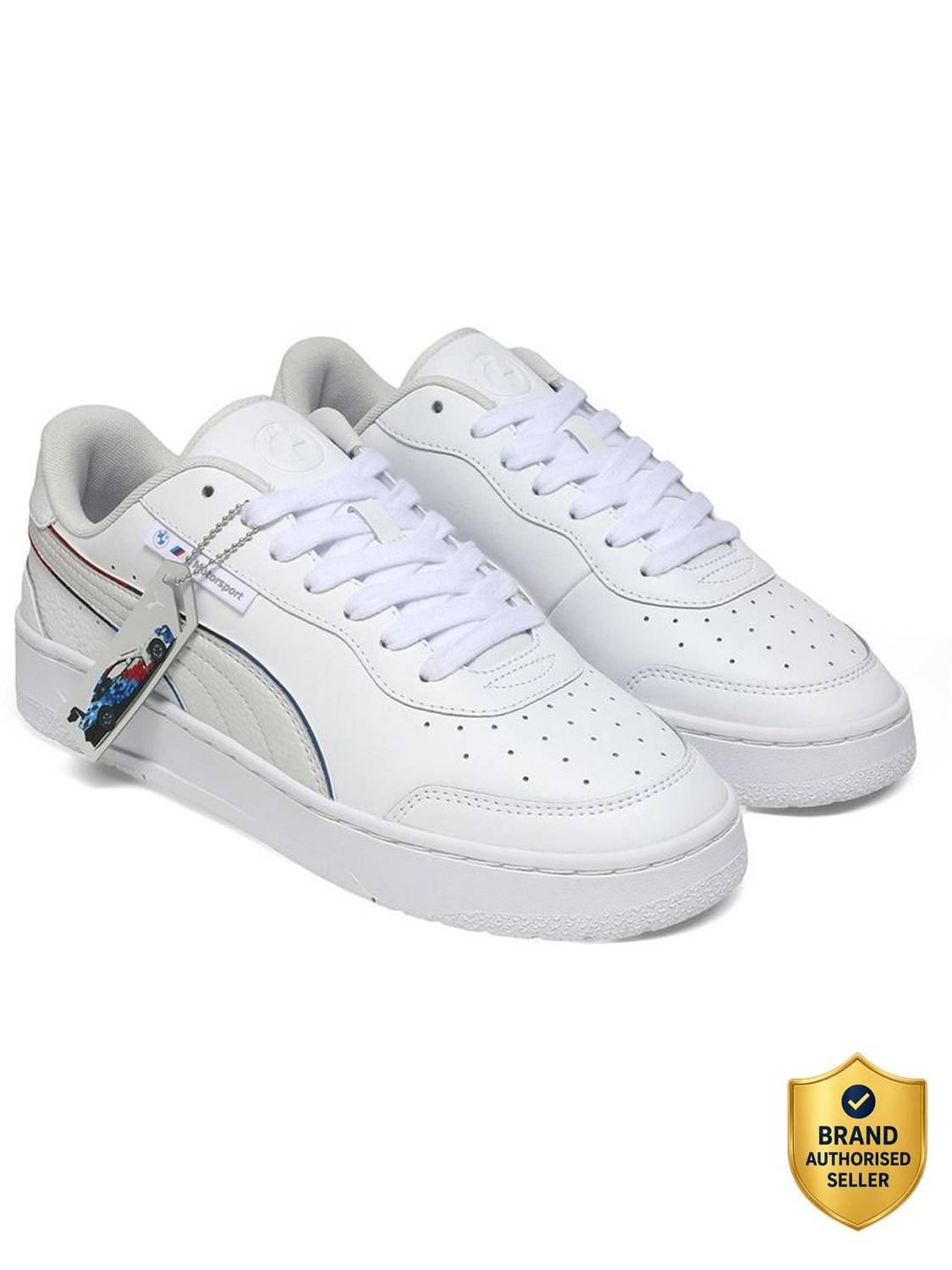 PUMA BMW M Motorsport CA Match Sneakers For Men White - Image 1