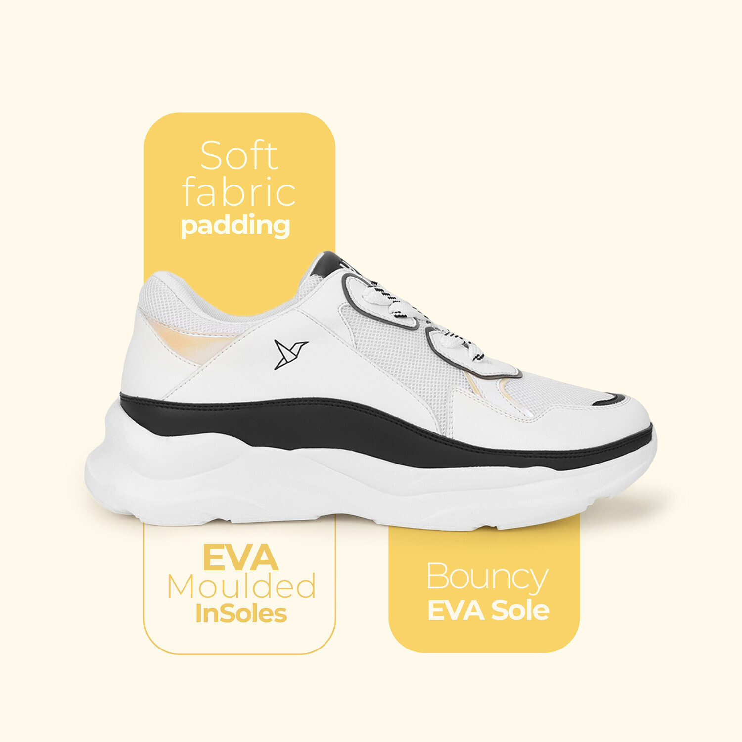 Image of yoho Yoho Chunky Sneakers for Women | Cushioned Insole | Anti-Skid | Casual Shoes Sneakers For Women