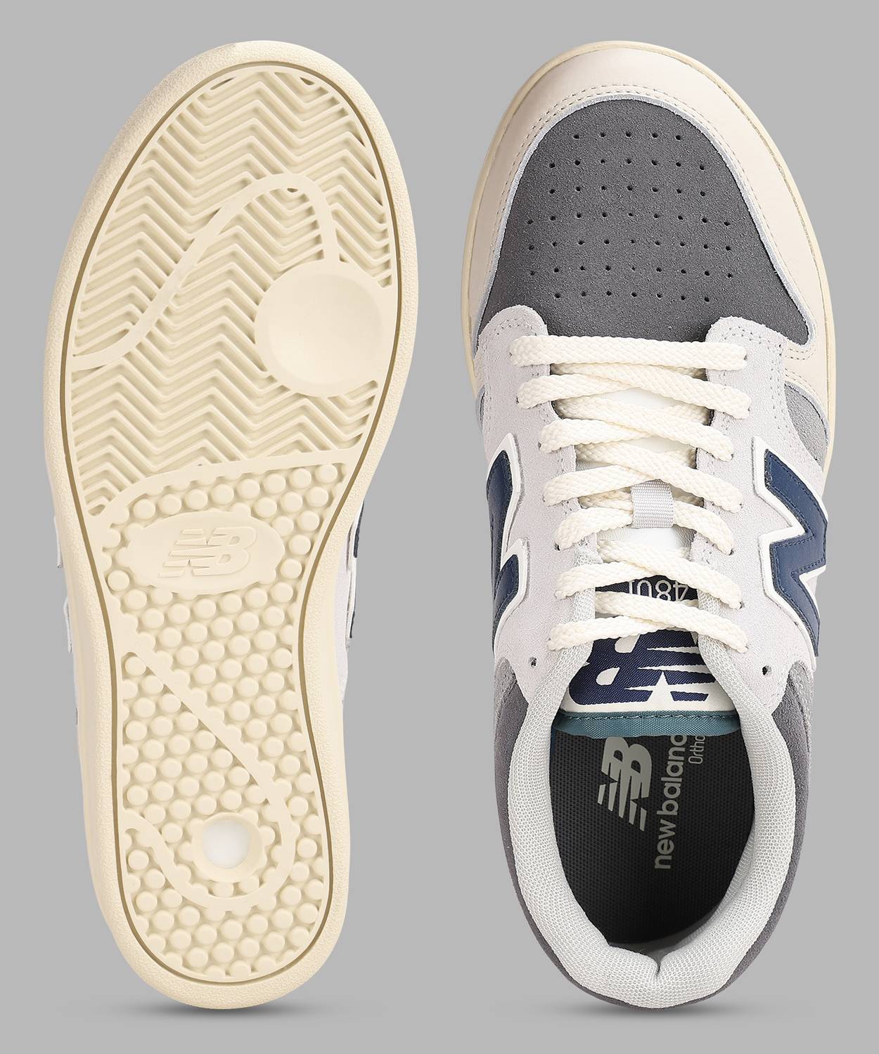 New Balance BB480 Sneakers for Men (Gray) - Image 5