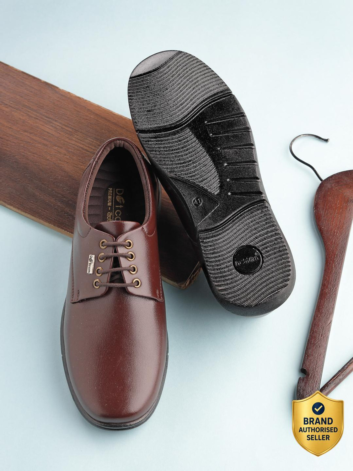 Image of action Dotcom DP-02 Classy Trendy Comfortable lightweight Formal Lace-Up Derby For Men