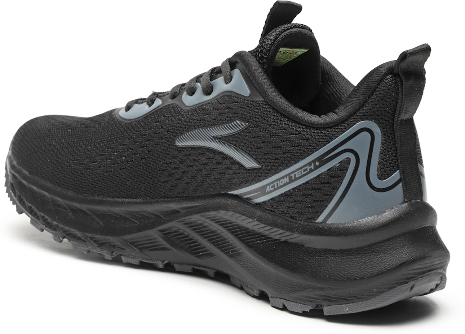 Image of action Athleo NITRO-1501 Lightweight Breathable Comfortable Sports Lace-Ups Running Shoes For Men