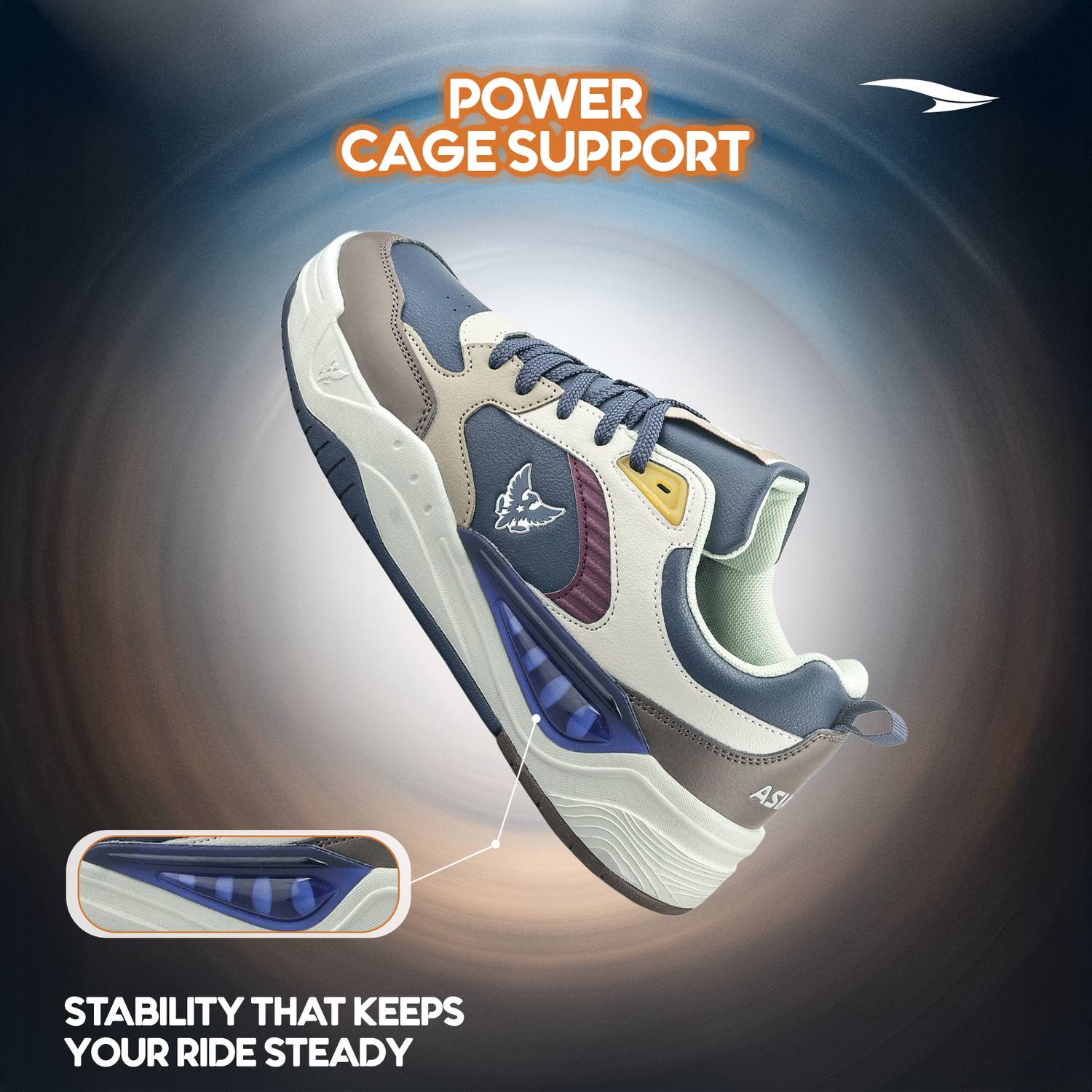 asian Mojo-06 Premium Men's Sneakers with Comfort Cushioning and