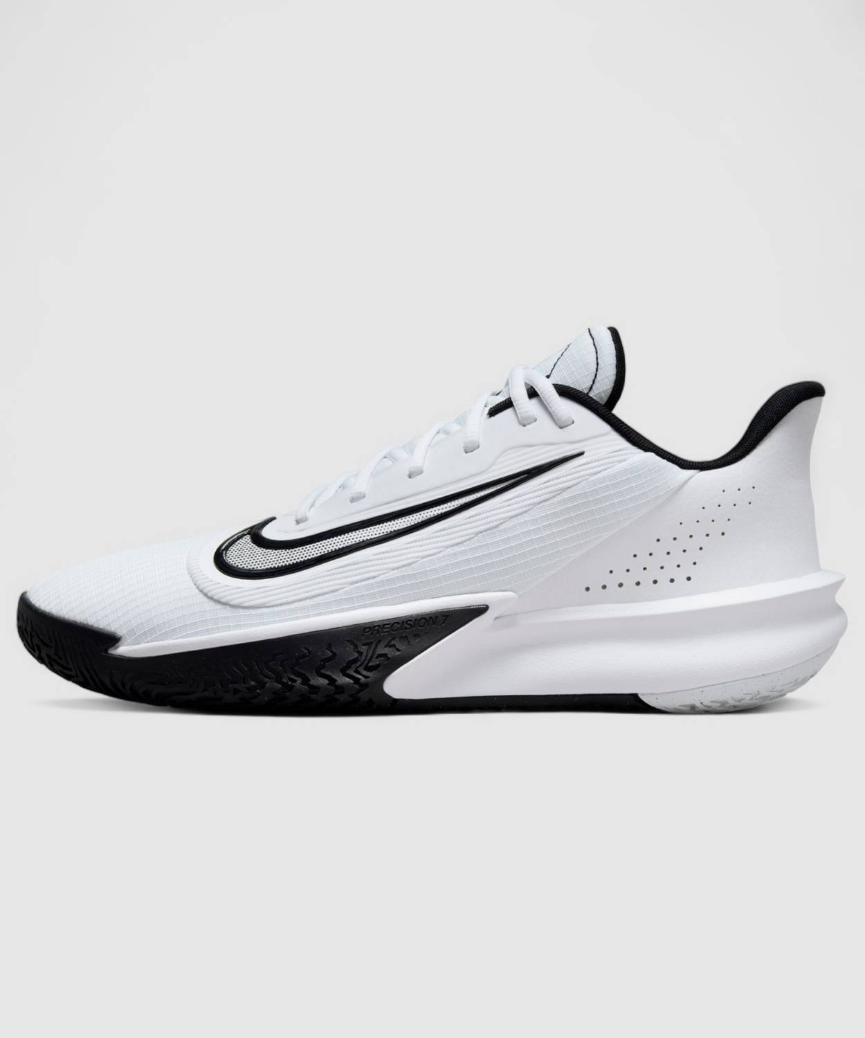 Nike Precision VII Basketball Shoes For Men, White - Image 4