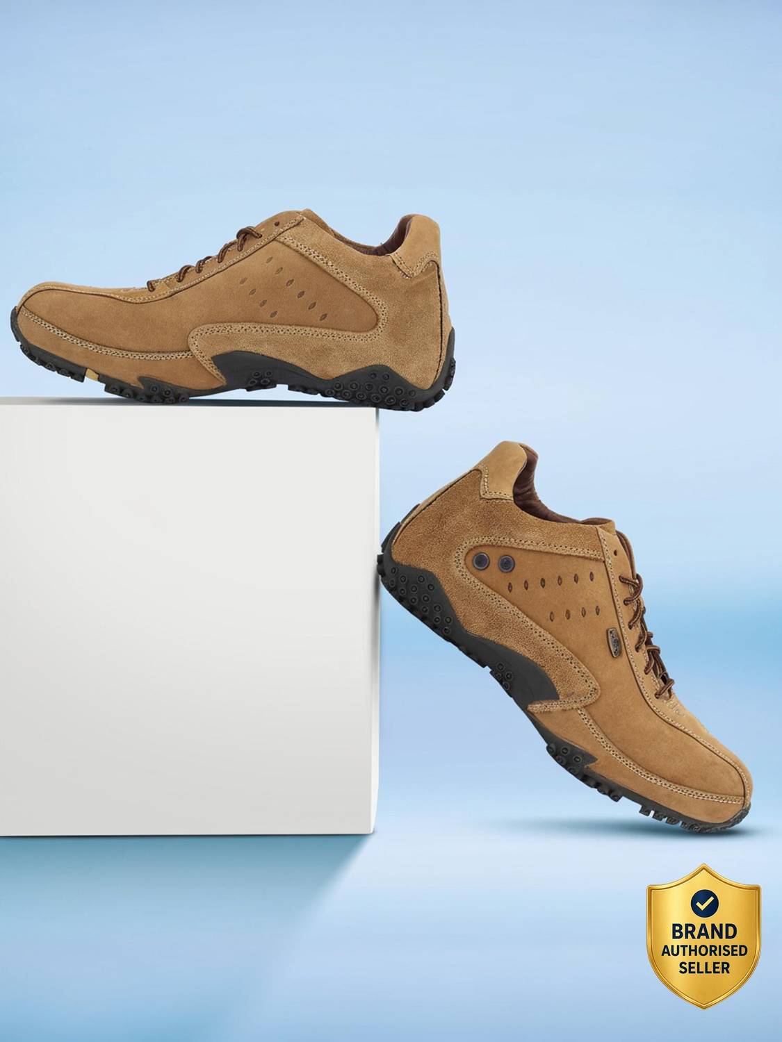 WOODLAND Lace Up Lightweight Breathable Comfortable Daily Use Casuals For Men