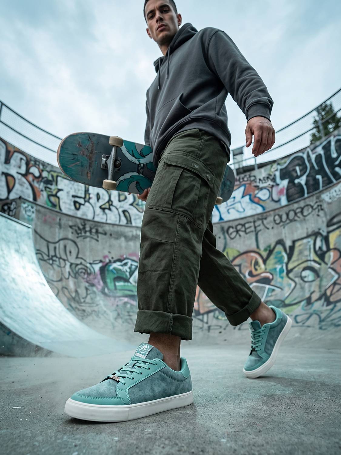OFF LIMITS Men's Blue Sneakers - Image 2