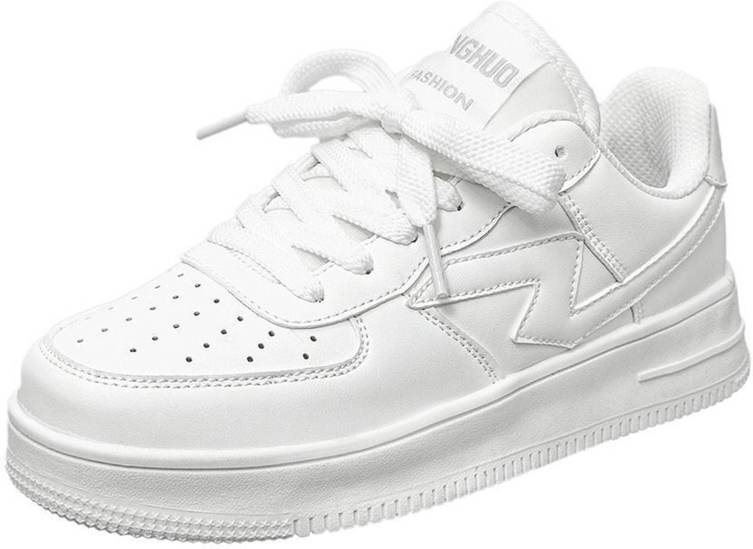 SnugZ Casual White Sneakers For Men - Image 5