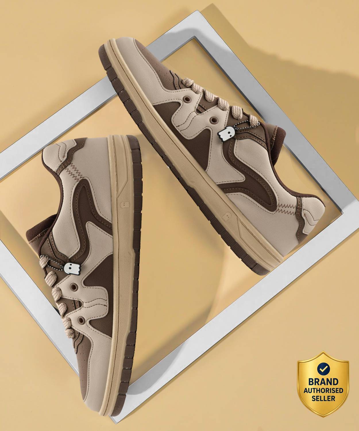 The Souled Store Urban Blaze Cappuccino Sneakers