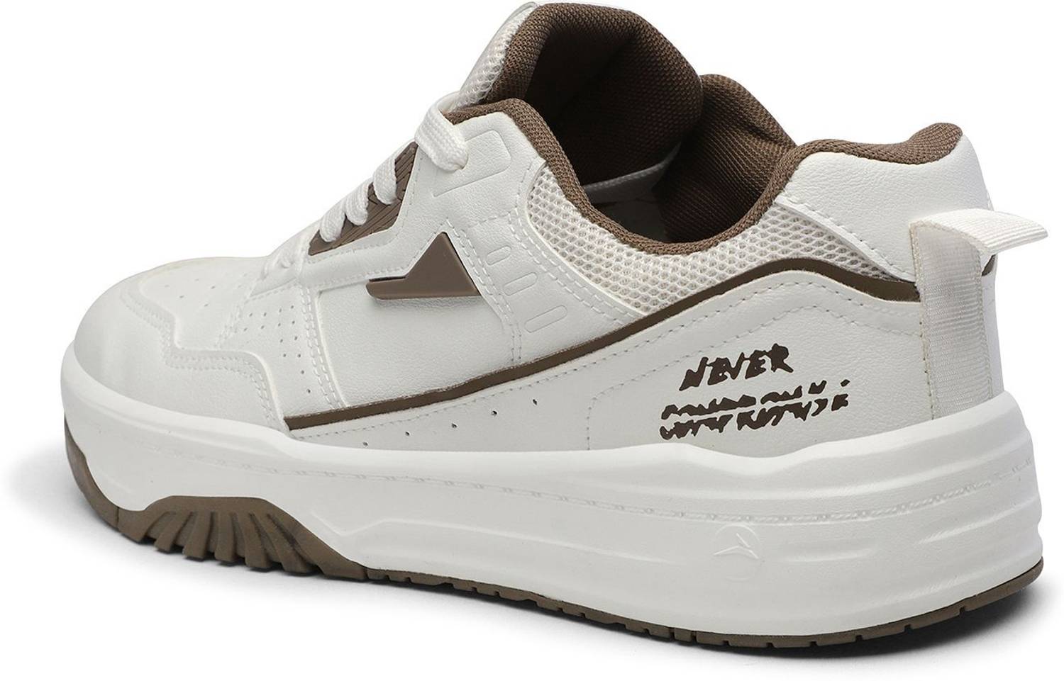 JQR ZEALOUS Men's White Sneakers - Image 4