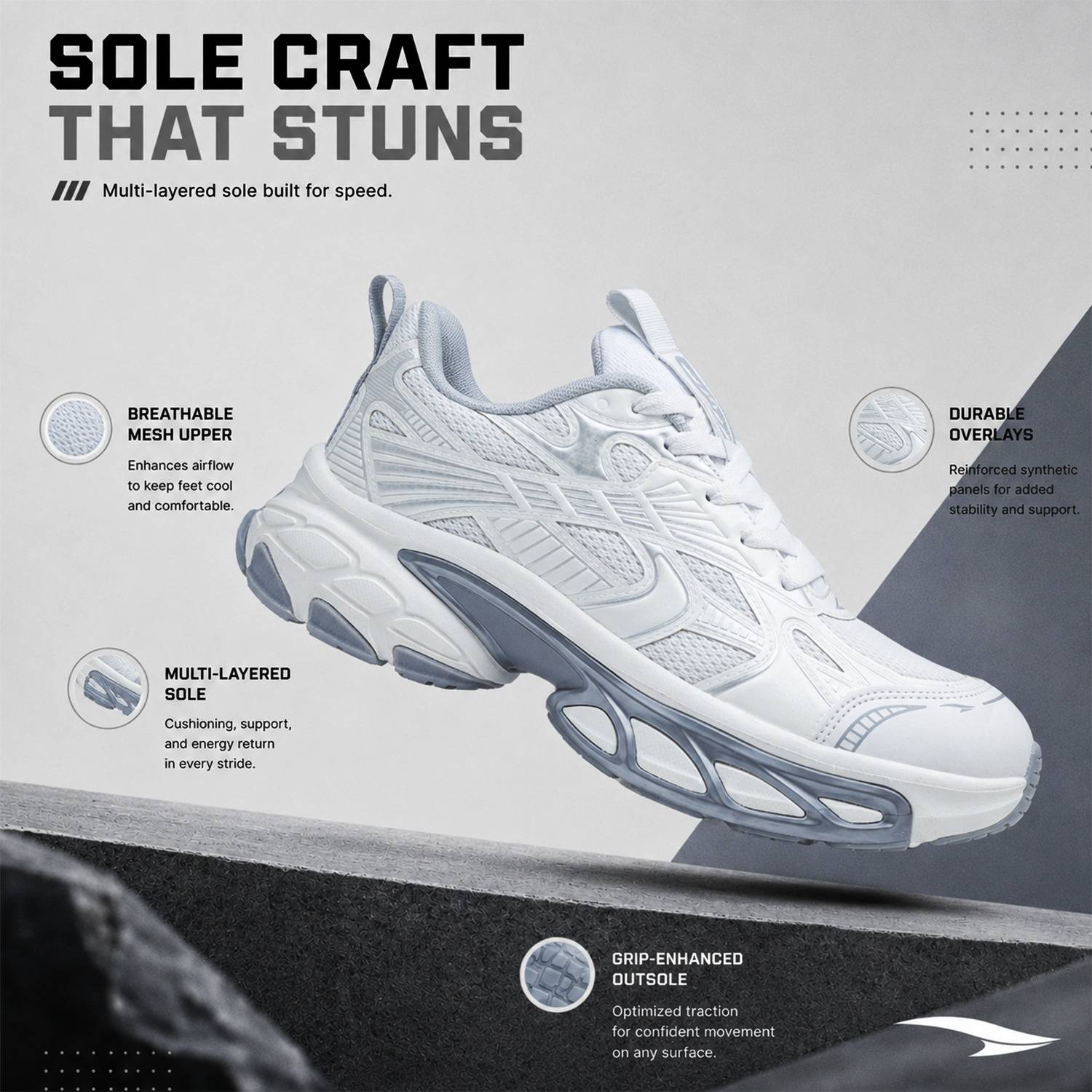 asian Quantum-23 Men’s Sporty Sneakers - Image 4