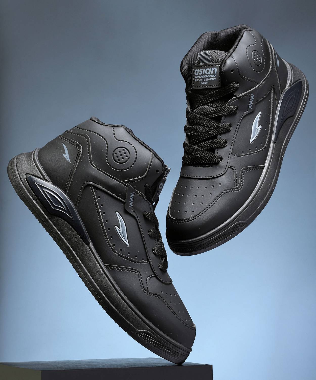 Casual Sneaker Shoes For Men|| Soft Cushioned Insole || Moscow-12 High Tops For Men - Image 1