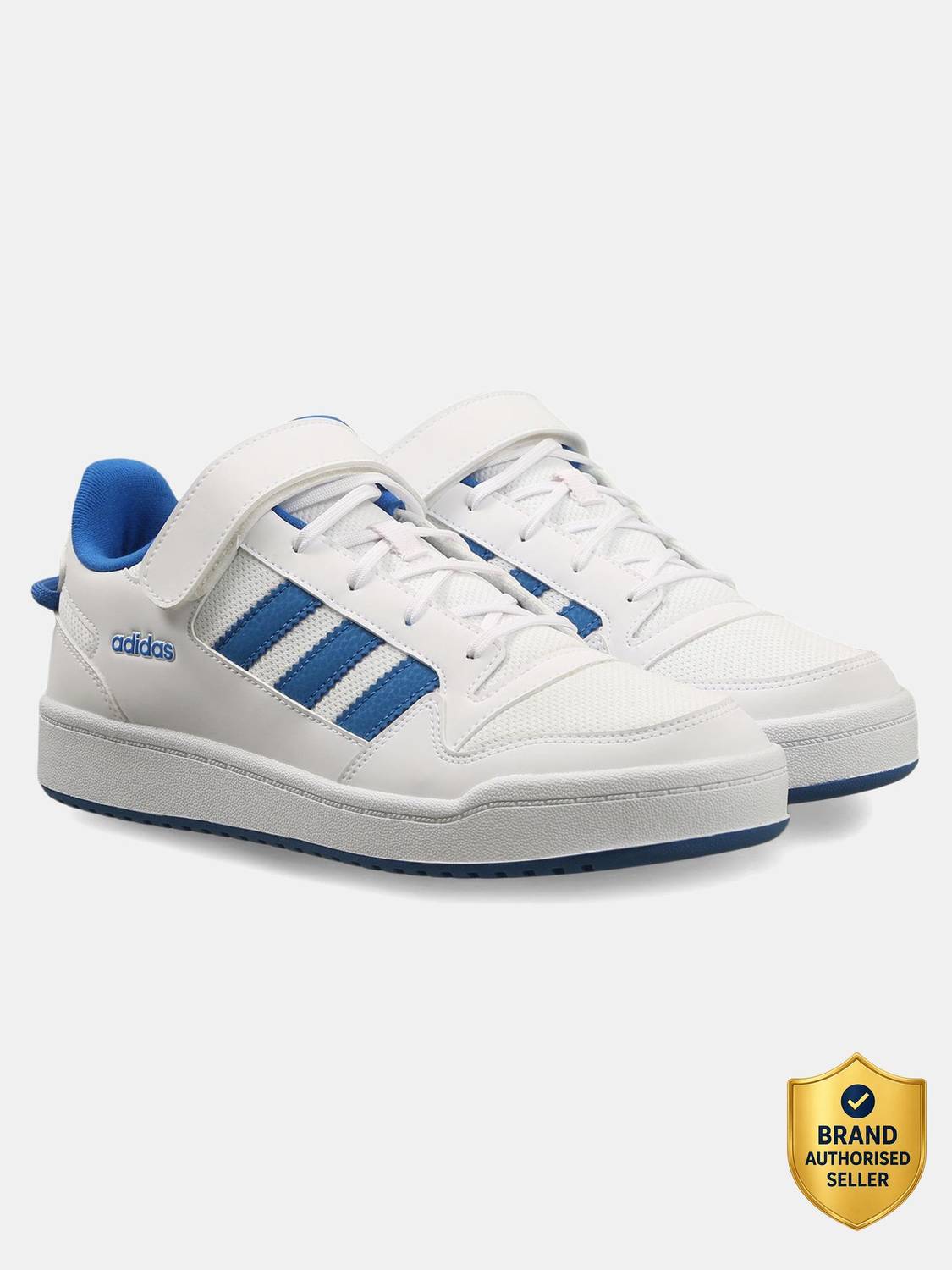 Adidas Heather Low White Sneakers For Men