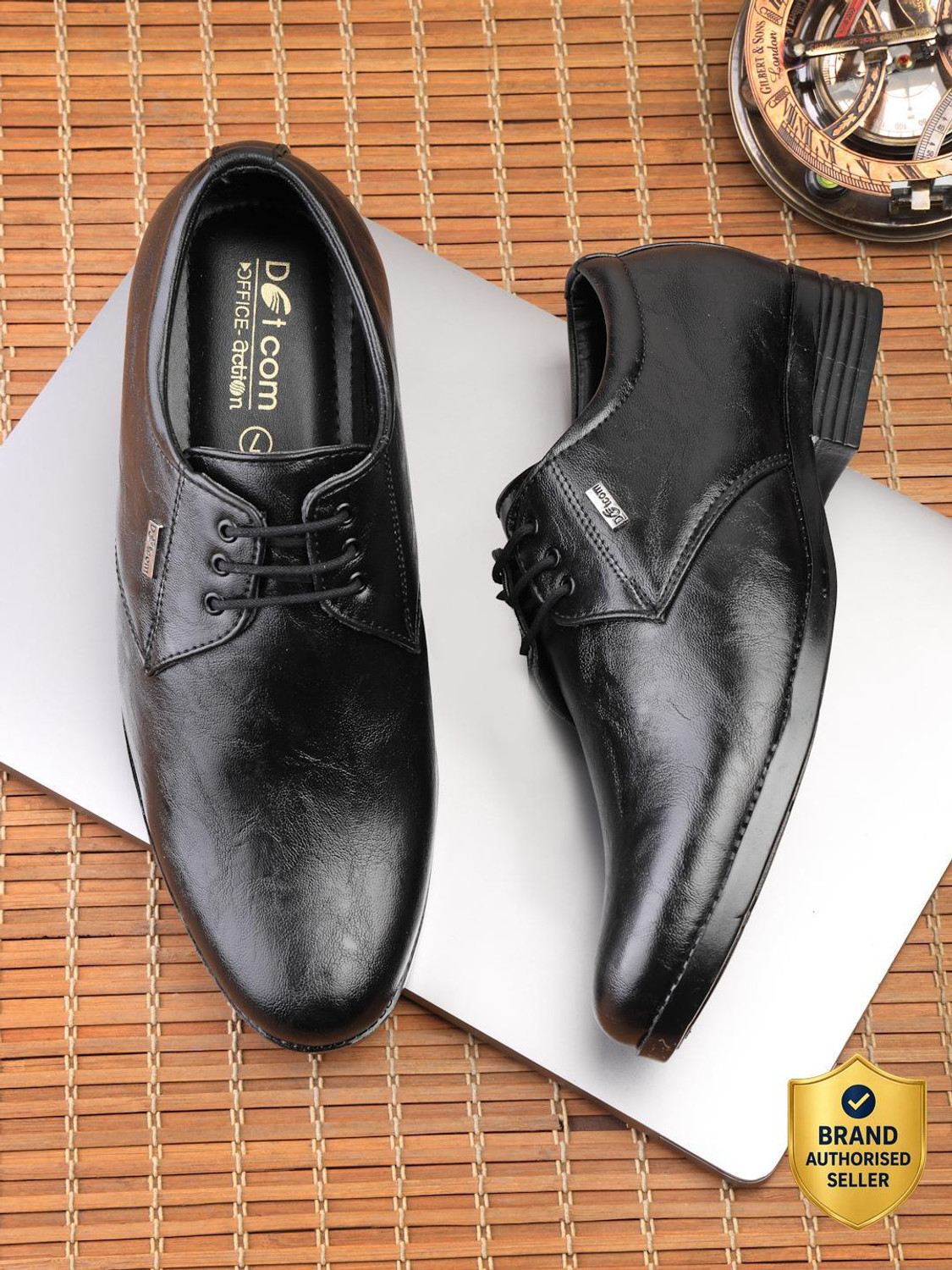 Image of action Dotcom OFFICE-12 Classy Trendy Comfortable lightweight Formal Lace-Up Derby For Men